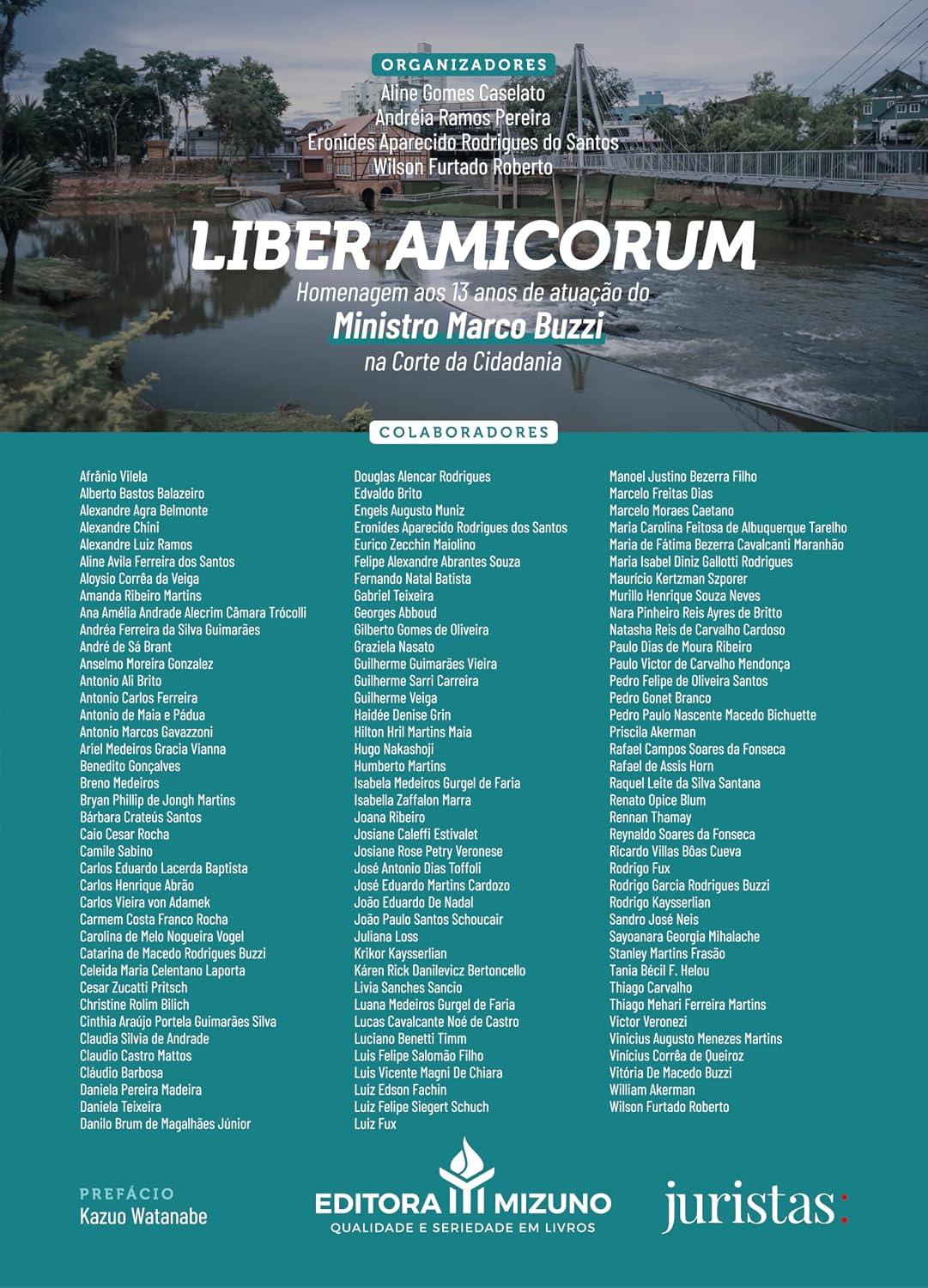 Liber Amicorum: Homenagem ao Ministro Marco Buzzi pelos seus 13 anos de atuação no Tribunal da Cidadania